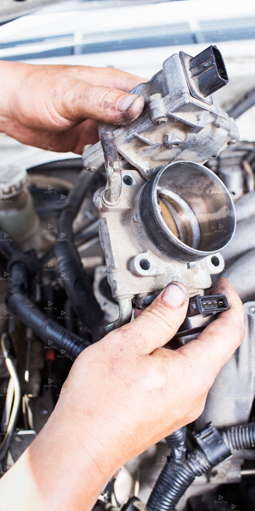 Промывка дроссельной заслонки Ford в Уфе Промывка дроссельной заслонки Ford в Уфе