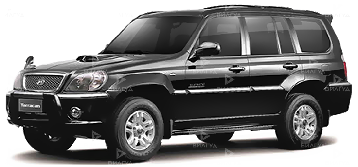 Установка защиты картера Hyundai Terracan в Уфе Установка защиты картера Hyundai Terracan в Уфе